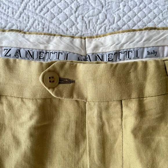 100% Linen Made in Italy Trousers - Picture 9 of 15